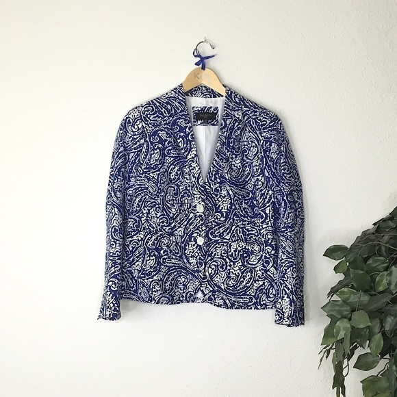 PETITE Talbots Blazer with Shoulder Pads - Picture 1 of 7